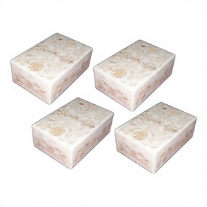 Belle et magnifique boîte d'incrustation de marbre de conception unique de vadrouille de marbre faite à la main avec l'utilisation matérielle de nacre pour l'article de boîte à bijoux - Product Image 1