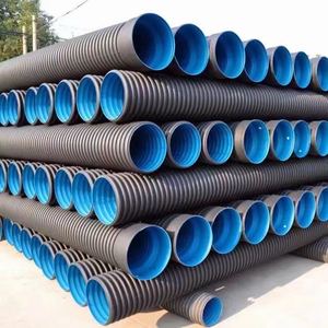 # สินค้ามาใหม่ # ท่อระบายน้ำโพลีเอทิลีน HDPE แบบผนังสองชั้น ขนาด 110 Sn 12 Dn 120 160 มม. 600 1000 มม. กำลังเป็นที่นิยมขายส่ง - Product Image 1