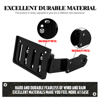 Support de plaque d'immatriculation de moto, support latéral pour Harley Softail Street Bob Fat Boy Breakout Heritage Low Rider S 2018-up