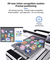 Tinta UV para Cabezal de Impresión I3200, Impresora Plana de Rollo a Rollo (Película, Papel, PVC, Botellas, Cuero/Tarjetas) de Alta Velocidad 7.6 m²/h