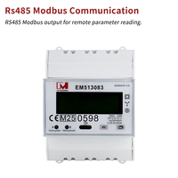 Compteur d'énergie intelligent bidirectionnel Compteur d'énergie électrique avec mesure RS485 Modbus RTU quatre