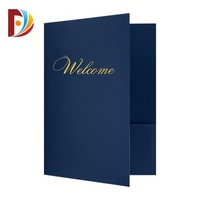 Carpeta de Presentación Empresarial Personalizada con Impresión de Logotipo, Formato A4, con Doble Bolsillo para Documentos
