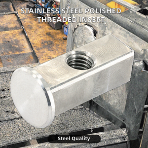 Stainless Steel Polished CNC Threaded Insert Shoulder Washer Custom Machined <b>Fastener</b> - Product Image 2