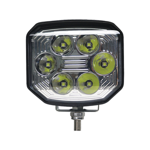 Квадратная светодиодная рабочая фара 60 Вт, 4,4 дюйма, сверхъяркая, для грузовиков, квадроциклов, внедорожников, 9-60 В, гарантия 2 года - Product Image 1