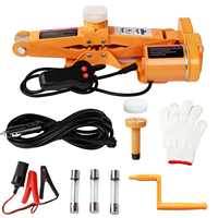 Cric électrique portable à écran tactile de 3 tonnes pour levage de voitures, camions et SUV, modèle ciseaux, 12V DC 120W ROGTZ