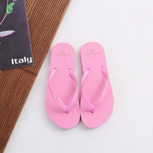 Infradito estive da donna tinta unita antiscivolo da spiaggia con punta aperta leggere per coppie - Product Image 4