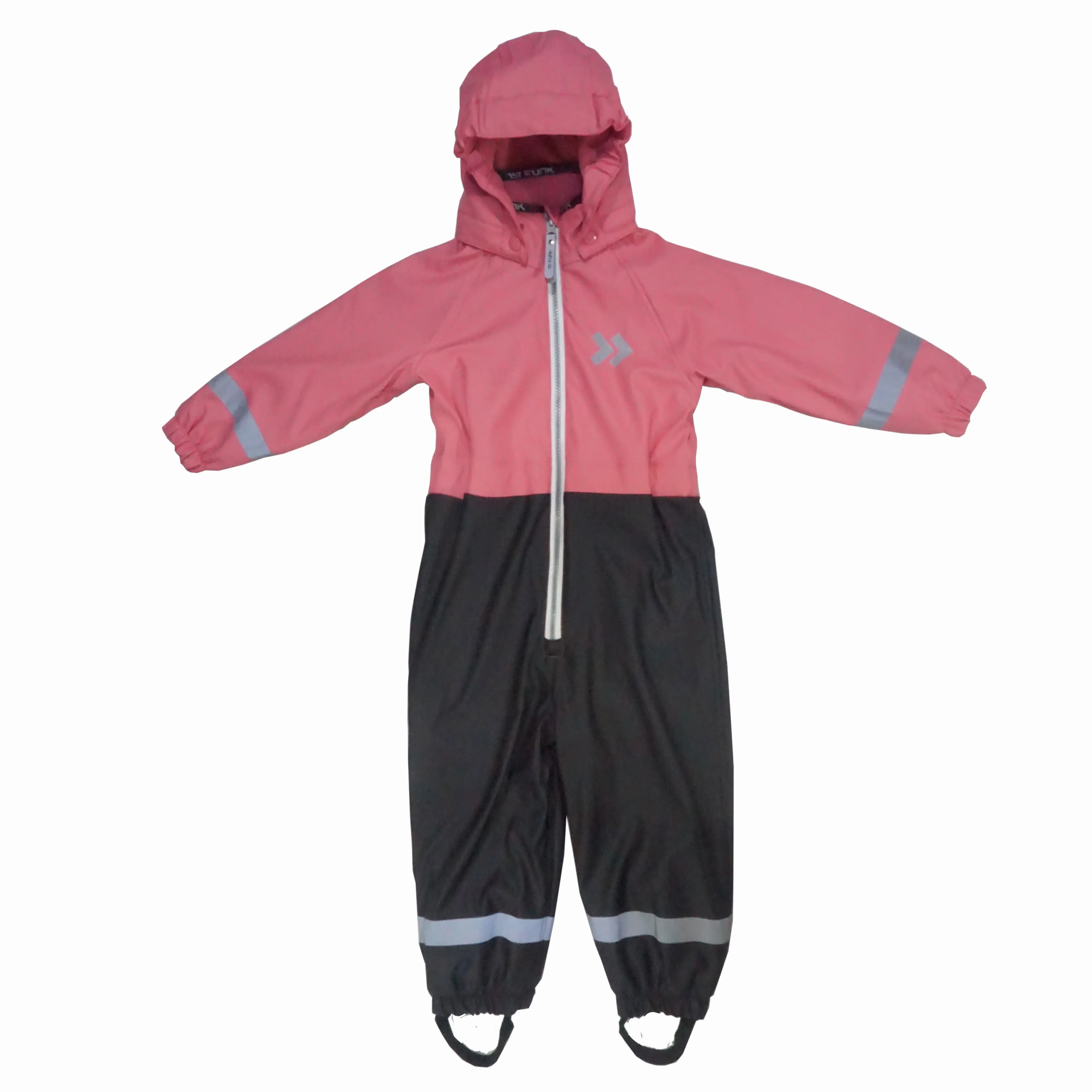 Wasserdichter Pu Kids Regenmantel Kinder Regenmantel Outdoor Regen jacke Cartoon Jumps uit Pfütze Anzug Insgesamt für 2-8 Jahre altes Baby