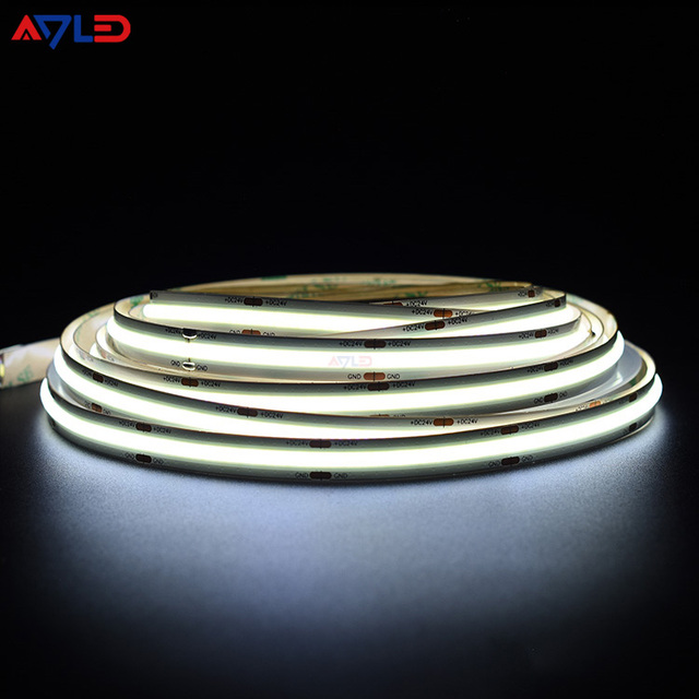 COB Pixel LED Strip Lights 24V 15W/M IP20 528 LED Chips/M High CRI 90+ LED Tape Lights COB Home Decor Led Room Night Light