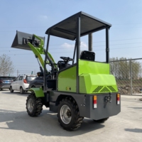 TIANTONG 500kg Elektrischer Allradlader Mini Knickgelenkter Hoflader mit Lithium-Batterie Bestes Angebot