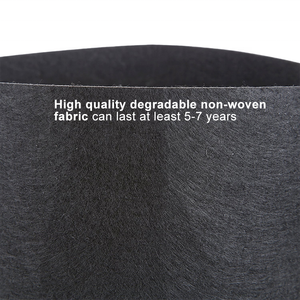 Bahçe çiçek kumaş büyümek pot çanta büyümek <span class=keywords><strong>3</strong></span> galon 10 galon keçe bitki çantası - Product Image 4