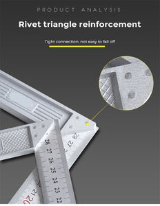 Hochwertiges Hochleistungs-10-Zoll-<span class=keywords><strong>L</strong></span>-Form-Stahl-90-Grad-Präzisionswinkel-Lineal - Product Image 6