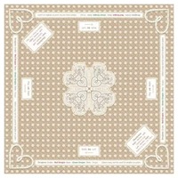 Tapis de Mahjong Floral Botanique de Luxe en Gros, 31,5 Pouces, Pliable, Imperméable, Antidérapant, en Néoprène, Tapis de Jeu de Table, Personnalisable OEM