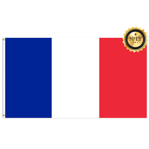 Venta al por mayor 3x5ft Francia banderas 68D/100D poliéster Personalizar todas las naciones envío rápido Proveedor confiable entrega rápida - Product Image 2