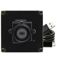 Cámara Lightburn USB3.0 con Obturador Global de 1200P, 120FPS/200FPS, Alta Velocidad, Sin Distorsión, Lente M12 para Visión Robótica Industrial