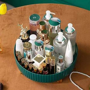Hot Sale Desktop Turntable Round Fruit Storage Tray Plastic Storage Rotary Tray Kitchen <b>Rack</b> Seasoning Bottle Storage Tray - Product Image 3