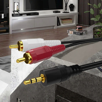 Fil RCA Câble de données vidéo AV Connecteurs auxiliaires USB S-Vidéo PVC Cuivre pur pour moniteur audio Utilisation pour la maison pour DVD VCD TV