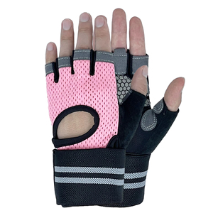Guantes deportivos unisex para fitness, transpirables, que absorben el sudor, impermeables, <span class=keywords><strong>con</strong></span> muñecas reforzadas, correa ajustable para la muñeca, para gimnasio - Product Image 4