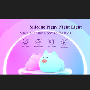 Acheter Ten Get One Free Silicone <span class=keywords><strong>Led</strong></span> Lampe de nuit de chevet Smart Color Changing Home <span class=keywords><strong>Lights</strong></span> Kids Night Light - Product Image 2