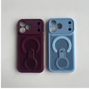 เคสโทรศัพท์แม่เหล็กแบบระบายความร้อนสุดหรูสำหรับ iPhone 18 17 Air 16 15 Plus 14 13 12 11 Pro Max ป้องกันแรงกระแทก พร้อมฝาปิดระบายความร้อน - Product Image 4