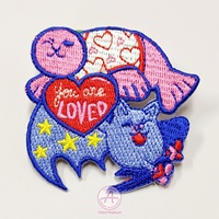 Écussons de broderie de logo de conception personnalisée en usine fer sur des badges brodés pour chapeau et patch de vêtements