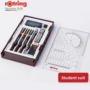 Juego de bolígrafos técnicos recargables Rotring para estudiantes de ingeniería, tamaños de punta de 01-08 mm, juego de bolígrafos técnicos Rotring - Product Image 5