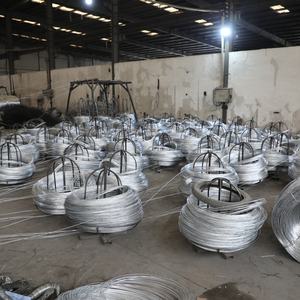 Filo di ferro in acciaio lungo filo di ferro zincato a caldo filo per unghie in acciaio elettro zincato filo di acciaio per zero e recinzione - Product Image 1