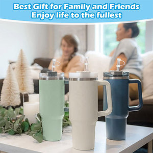 Lot de 3 housses de paille en silicone compatibles avec <span class=keywords><strong>Stanley</strong></span>. - Product Image 2