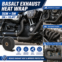 Ruban isolant thermique en titane basaltique de 5 m pour échappement de moto de course