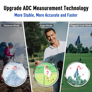 Télémètre laser portable professionnel Bosean pour le golf, 1000 m, avec fonction de verrouillage de pente, verrouillage de drapeau, magnétique, USB-C, <span class=keywords><strong>optique</strong></span> HD, pour tournois - Product Image 6