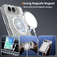 Étui de téléphone antichoc en métal de qualité supérieure pour iPhone 18 Duo avec support rotatif, logo personnalisé et charnière à clipser