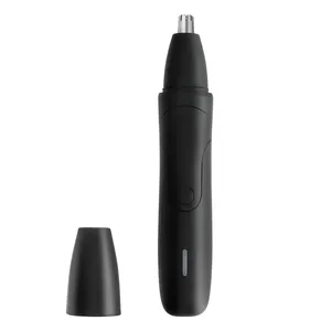Custom Logo USB ricaricabile impermeabile indolore portatile elettrico orecchio viso sopracciglio naso tagliacapelli per gli uomini