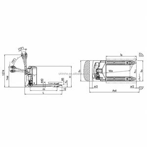 Transpaleta Eléctrica de 3.0 Toneladas Directa de Fábrica, Centro de Carga de 600mm, Equipo de Almacén de Alta Resistencia - Product Image 6