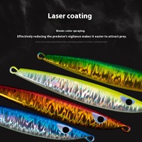 Appât de gabarit lumineux Laser à naufrage rapide 15g-400g maquereau appât de gabarit lent carpe métal pour la pêche en mer fond en plastique lac jigging leurre