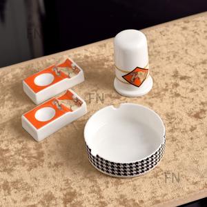 Service de table en porcelaine fine, style européen, écologique, vaisselle de luxe, assiettes, théière et tasse à café, design de créateur, service de table pour 12 personnes - Product Image 6