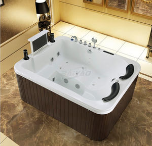 Baignoires et spas autoportants pour 2 personnes <span class=keywords><strong>avec</strong></span> revêtement en bois PS, baignoires Yakuzzy et spas de massage extérieurs - Product Image 5