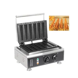 New Electric Waffle Oven Machine Stainless Steel Snack Equipment for Restaurants and Food Shops for Pine Cake and Other Snacks