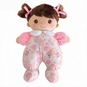<span class=keywords><strong>Poupée</strong></span> en peluche douce gothique pour bébé fille, <span class=keywords><strong>ma</strong></span> <span class=keywords><strong>première</strong></span> <span class=keywords><strong>poupée</strong></span>, avec hochet interactif, 23 cm, tenue florale rose, jouet doux - Product Image 1