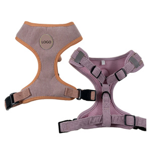 Arnés reflectante de moda para perro, Correa personalizada de diseño para exteriores, <span class=keywords><strong>collar</strong></span> para mascota de pana resistente, arnés para perro <span class=keywords><strong>sherpa</strong></span> personalizado - Product Image 3