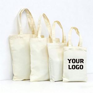 Customizable Size Solid Color Tote Bag,Canvas Shoulder Bag,Plain Custom Canvas Bag - Product Image 1