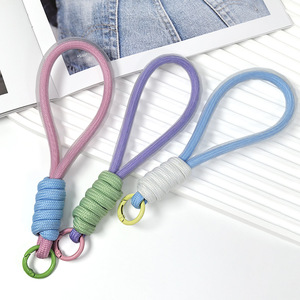 Cordon de téléphone Wanlisheng en polyester tissé multicolores, anti-perte, pour téléphone portable - Product Image 1