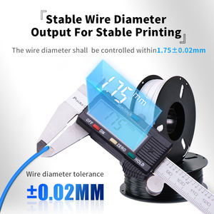 PLA 3D 프린터 필라멘트 1.75mm 필라멘트 치수 정확도 +/-0.05mm 1KG 325M 2.2LBS 3D 인쇄 재료 <span class=keywords><strong>RepRap</strong></span> - Product Image 5