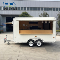 Carrinho Móvel de Sorvete e Café Onlywe - Food Truck e Trailer de Concessão Totalmente Equipado
