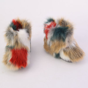 Stivali da <span class=keywords><strong>neve</strong></span> invernali neri multicolori all'ingrosso per <span class=keywords><strong>bambina</strong></span> da 4 a 5 anni - Product Image 2