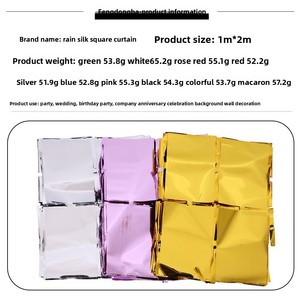 1*2m de <span class=keywords><strong>rideau</strong></span> de porte <span class=keywords><strong>carré</strong></span> en soie <span class=keywords><strong>avec</strong></span> <span class=keywords><strong>frange</strong></span> pour les fêtes d'anniversaire du Ramadan et les décorations murales de mariage - Product Image 4