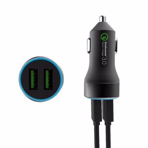 Verbraucher Mobilen Zubehör <span class=keywords><strong>2</strong></span> Ports QC <span class=keywords><strong>3</strong></span>,0 Auto Ladegerät Dual USB Auto Ladegerät - Product Image 6