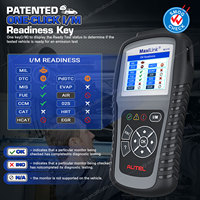 Autel ML519, escáner automotriz OBD2, herramientas de diagnóstico de coche, lector de código de fallo del motor, escáner CAN, actualización de AL319
