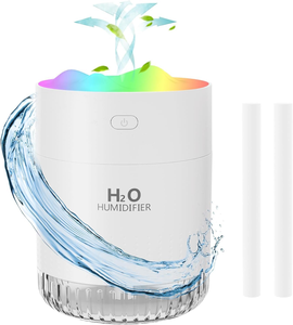 Portable 350ml Mini Volcano Diffuser Rechargeable <b>Battery</b> Powered Aromatherapy Humidifier for Home Car Outdoor Use - Product Image 1
