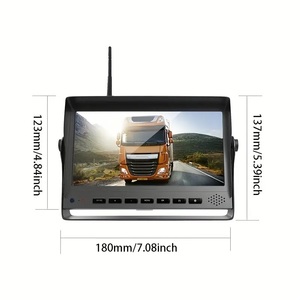 High Definition Wireless Backup <b>Camera</b> 7 Inch Monitor <b>Digital</b> DVR Recorder Dual Antenna Truck Motor Home 4CH for YB-Wireless-M05 - Product Image 3