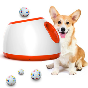 Lanceur automatique de balles pour animaux de compagnie, orange, bleu, gris, ABS, jouet interactif pour chien, machine à lancer des balles de tennis en plein air - Product Image 3