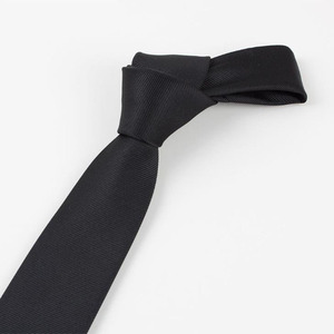 Corbatas de micro poliéster 100% para hombre en color sólido - Product Image 4